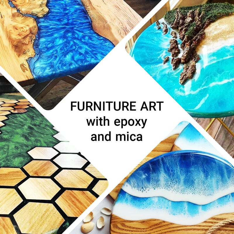 Soap Shop Mica Powder for Epoxy Resin â€“ Pigment Powder for Nails â€“ Epoxy Resin Color Pigment â€“ Soap Making Dye â€“ Mica Pigment Powder 24 Colors Set - Image 3